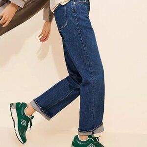 NWT New AGOLDE Fran Low Slung Straight Cuffed Jeans Size 26
